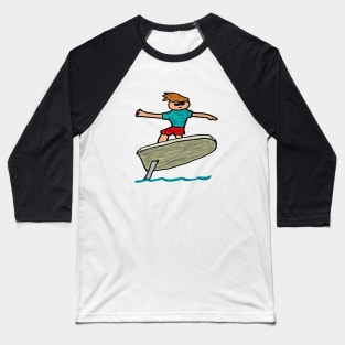 eFoil Surfing Baseball T-Shirt